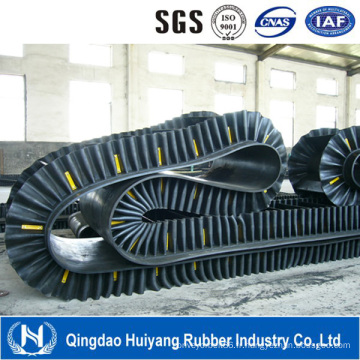 Chine Bande de conveyeur ondulée de flanc de tissu de fabricant pour l&#39;industrie minière